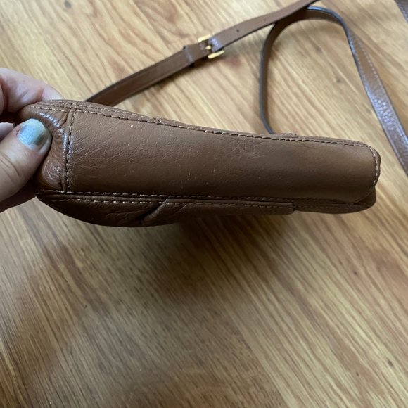 Michael Kors Small Gold Buckle Crossbody Purse - Picture 4 of 12